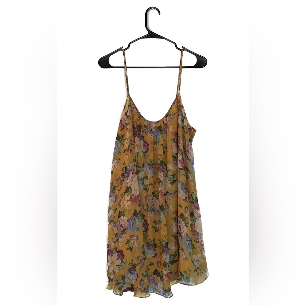 Floral print flowy dress from urban outfitters